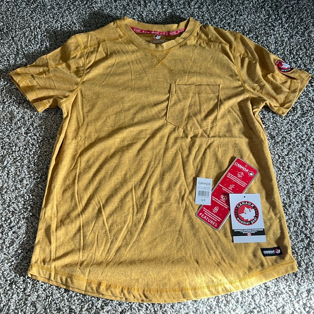 New Canada Weather Gear men’s shirt “Sierra Gold” size S